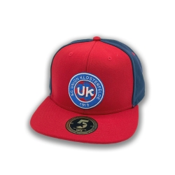 Union Klosterfelde - KIDS - Flat Cap - Snapback - Logo - rot/blau